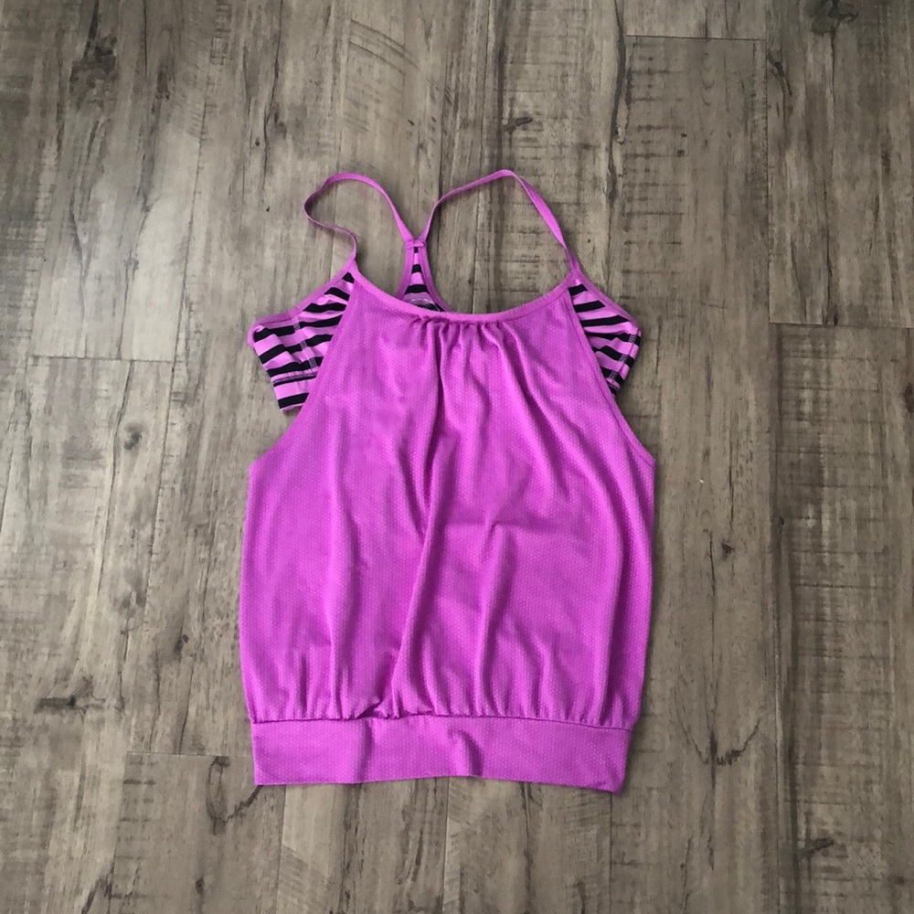 Purple Workout Top